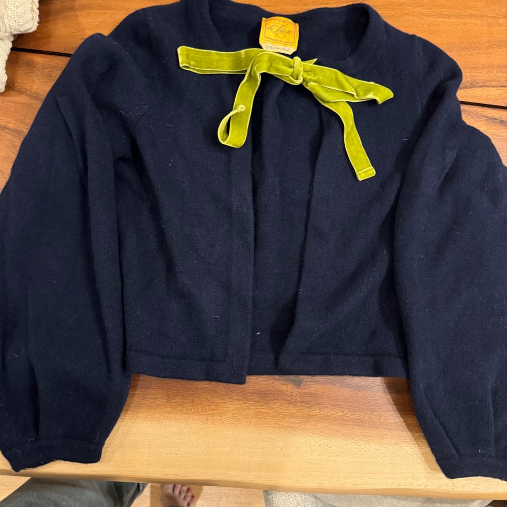 Le Lion tie neck Cardigan